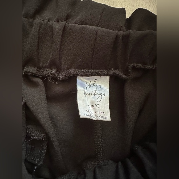 Black high waisted elastic dress pants - Picture 5 of 5